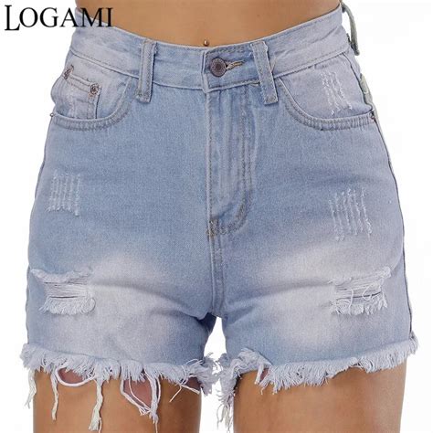 buy logami mini denim shorts sexy womens cotton shorts