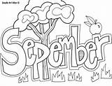 Week Days Coloring Pages Getcolorings sketch template