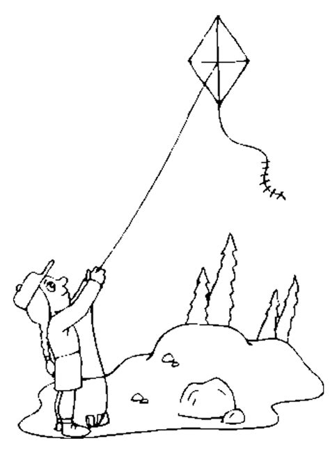 printable kite coloring pages  kids coloring pages coloring