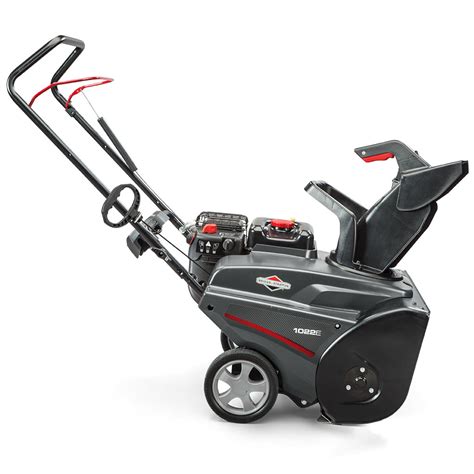 single stage snow blower briggs stratton