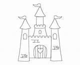 Outline Castle Cinderella Princess Template Drawing Bucket Embroidery Quoteimg Designs Crafty Drawings Kids Printable sketch template