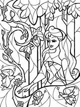 Coloring Glass Pages Stained Disney Adults Sleeping Beauty Adult Sheets Princess Printable Color Patterns Colouring Mandie Manzano Book Getcolorings Books sketch template