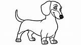 Dachshund Weiner Coloring4free 1397 Bestcoloringpagesforkids sketch template