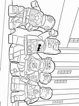 Lego Batman Coloring Pages Team Boys Color Print Recommended sketch template