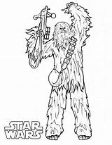 Chewbacca Luke Darth Zeichnungen Malbuch Malvorlagen Starwars Bestcoloringpagesforkids Skywalker sketch template