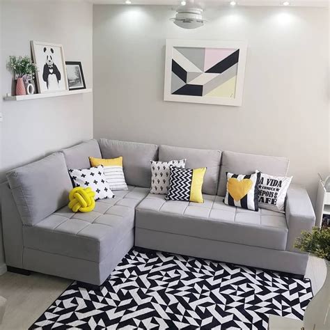 sofa cinza  ideias de como usar esse movel versatil na decoracao decoracao sala simples