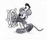 Steamboat Willie sketch template