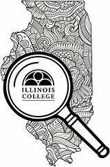 Coloring Pages Illinois College sketch template