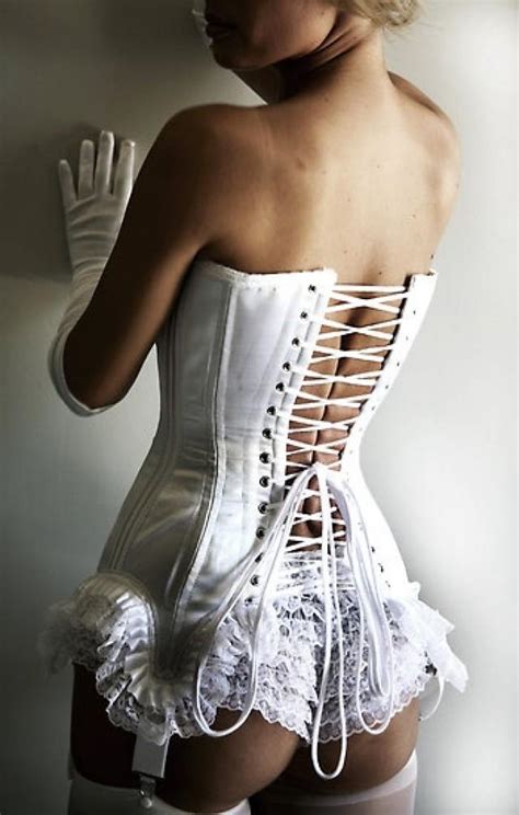 wedding underwear sexy white corset and lingerie 2055332 weddbook