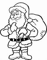 Santa Coloring Pages Clipartmag sketch template