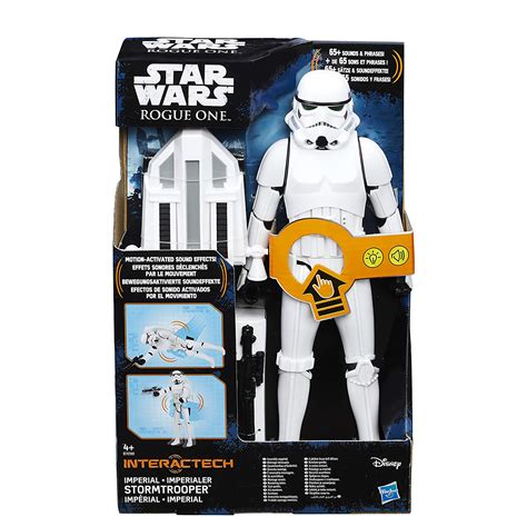 hasbro star wars  interactive imperial   stormtrooper action figure toptoy