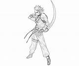 Zanuff Chipp Character Coloring sketch template