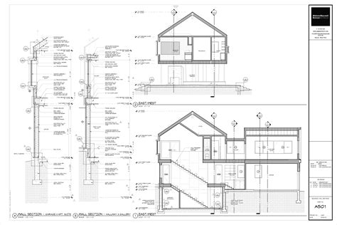 cabin project technical drawings life   architect