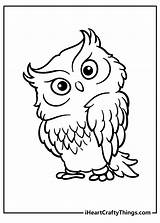 Owls Deeply sketch template