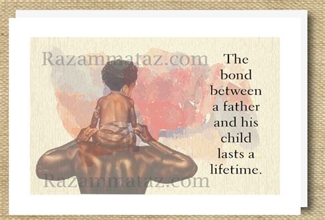 african american father child fathers day card african american