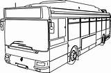 Bus Voiture sketch template