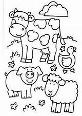 Malvorlagen Bauernhof Bauernhoftiere Zeichnung Nutztiere Tiere Kostenloseausmalbilder sketch template