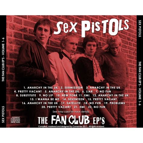 fan club ep s vol 1 6 by the sex pistols cd with
