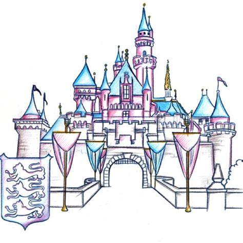 disneyland princess castle google search disney drawings disney