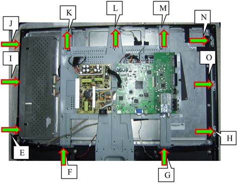 hyundai hlcd xt   lcd tv disassemble procedure electro