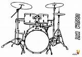 Drums Pounding sketch template