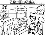 Safety Coloring Bus School Pages Colouring Drawing Shouting Resolution Medium sketch template