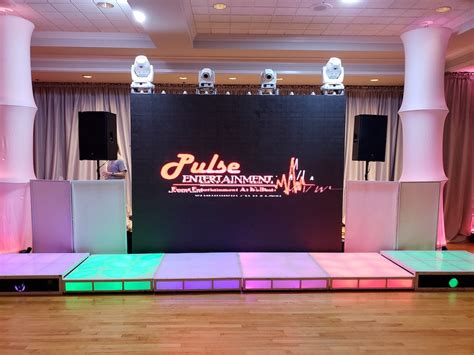 led dance stages pulse entertainment  professional event services
