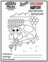 Coloring Spring Kids Pages Corner Greer Sheets Contest sketch template