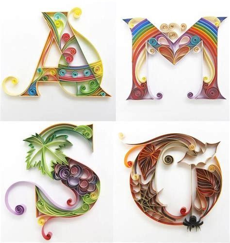 quilling template  letter  quilling alphabet patterns