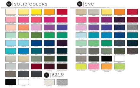level color chart rising stars boutique greek