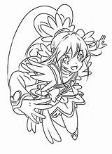 Glitter Force Coloring Pages Cure Heart Precure Pretty Doki Printable Template Popular Cute Entitlementtrap sketch template