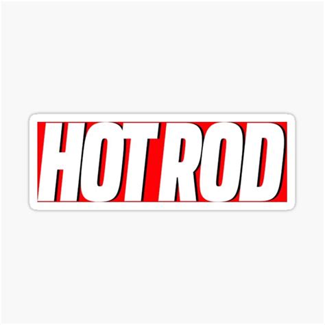 hot rod magazine stickers redbubble
