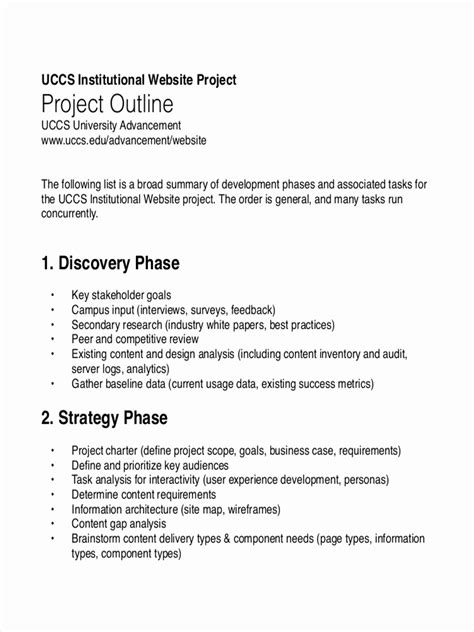 white paper outline template   template