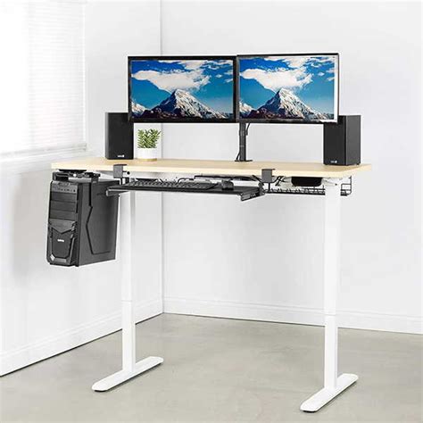 vivo electric stand  desk  spacious tabletop gadgetsin