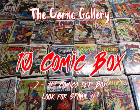the comic gallery 10 comic box mystery box series 1 barnebys