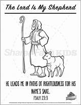 Psalm Shepherd sketch template