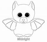 Beanie Ty Boo Coloring Pages Print Animal sketch template