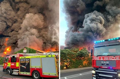 tottenham fire more than 100 firefighters tackling garman road blaze