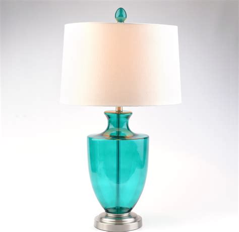 Teal Glass Table Lamp Table Lamps By Kirkland S
