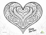 Heart Beautiful Drawing Hearts Coloring Pages Getdrawings sketch template