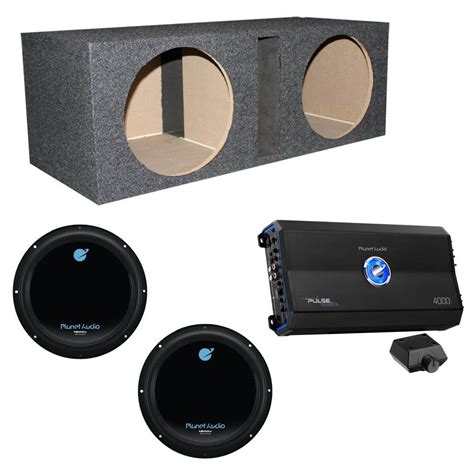 planet audio  amplifier   subwoofer  pack vented