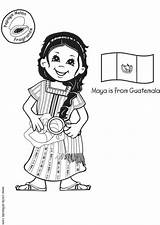 Guatemala Para Coloring Colorear Maya Dibujos Trajes Del Pages Mundo Imagui Típicos Tipicos Flag Other Jugar Edupics Verjaardag Mexico Traje sketch template