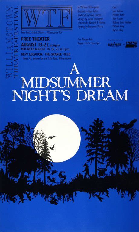 midsummer night s dream a williamstown theatre festival