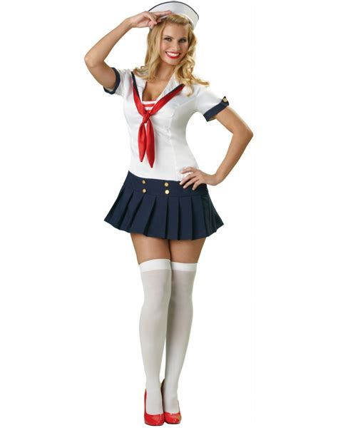 hey sailor 50s navy pin up girl costume