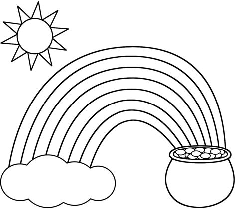 printable rainbow coloring page god coloring pages