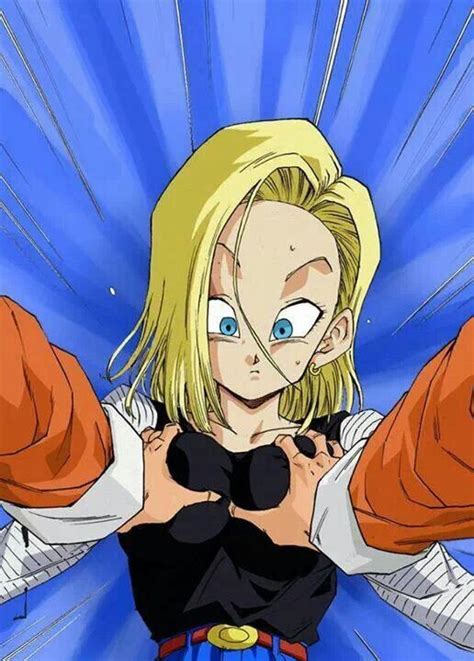 Dbz Android 18 Dragon Ball Pinterest The Old Android 18 And Laughing