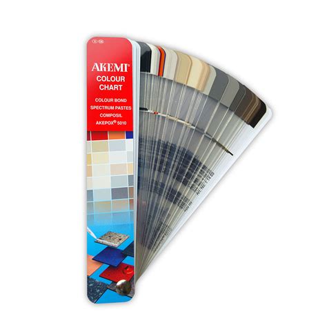 colour chart colour fan akemi stone