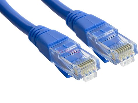 blue ft rj  awg cat  utp gigabit ethernet lan network