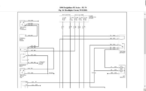 freightliner headlight wiring diagram  freightliner columbia ac wiring diagram wiring