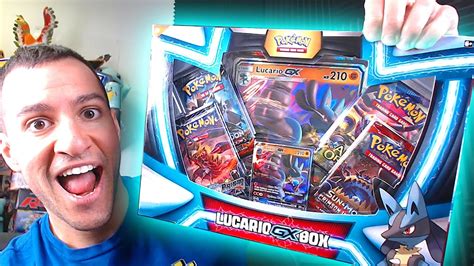 It S Here Opening New Pokemon Cards Lucario Gx Box